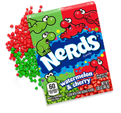 Бонбони Nerds Watermelon & Cherry, 46.7г