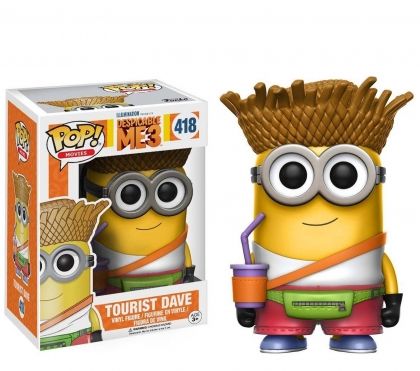 Фигурка Funko Pop Movies: Despicable Me 3 - Dave Tourist #418, Vinyl Figure