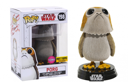 Фигурка Funko Pop Movies: Star Wars - Porg Flocked #198, Vinyl Figure