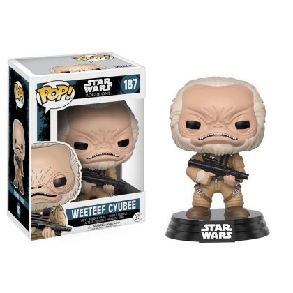 Фигурка Funko Pop Movies: Star Wars Anthology: Rogue One - Weeteef Cyubee #187, Vinyl Figure