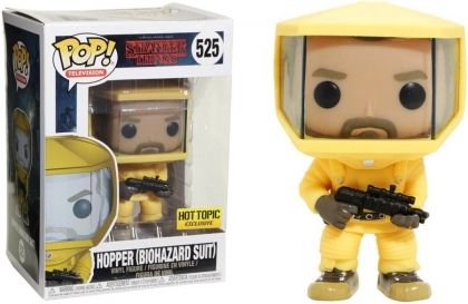 Фигурка Funko Pop Movies: : Stranger Things -  Hopper in Bio Hazard Suit #525, Vinyl Figure