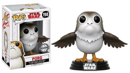 Фигурка Funko Pop Movies: Star Wars - Porg Flocked #198, Vinyl Figure