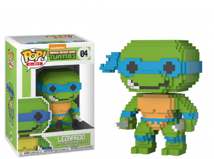 Фигурка Funko Pop 8-Bit : Teenage Mutant Ninja Turtles – Leonardo #04, Vinyl Figure