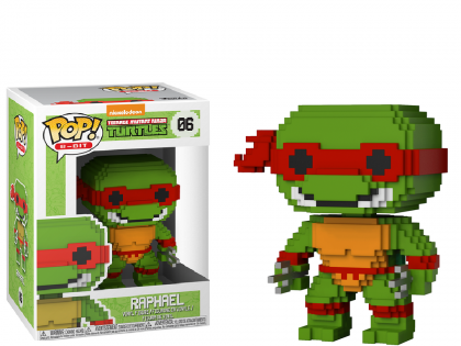 Фигурка Funko Pop 8-Bit : Teenage Mutant Ninja Turtles – Raphael #06, Vinyl Figure