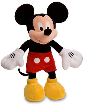 Плюшена играчка Mickey Mouse, 18 Х 30 см