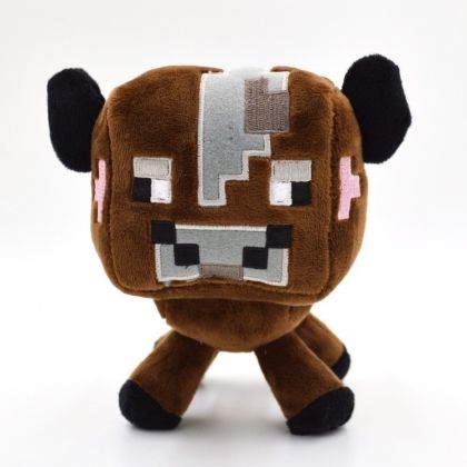 Плюшена играчка Minecraft Cow, 13 Х 25 см