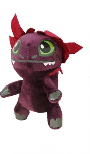 Плюшена играчка How To Train Your Dragon, Night Fury Purple, 15 Х 20 см