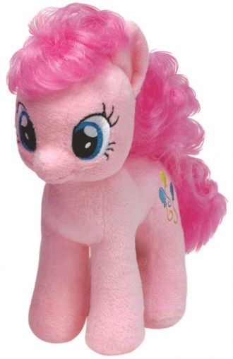 Плюшена играчка TY, My Little Pony - Pinkie Pie, 18 cm 