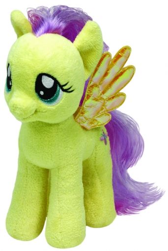 Плюшена играчка TY, My Little Pony - Fluttershy, 18 cm 