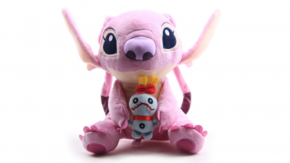 Плюшена играчка Lilo and Stitch - Angel with Scrump, 19 Х 28 см