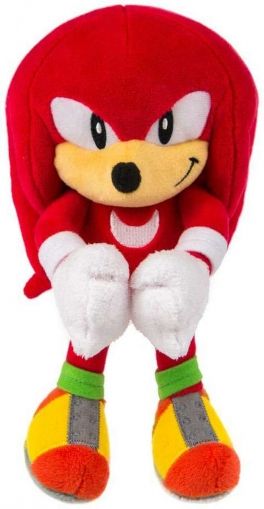 Плюшена играчка Sonic - Knuckles the Echidna, 15 x 28 см