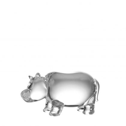 Статуетка кристална Leonardo Hippopotamus, 4 x 4.5 x 9 см