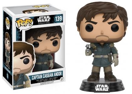 Фигурка Funko Pop Movies: Star Wars Anthology: Rogue One - Captain Cassian Andor #139, Vinyl Figure