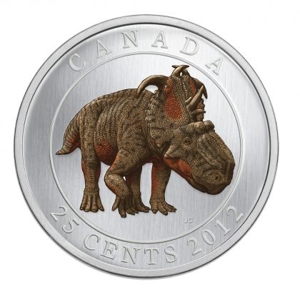 Фина монета серия Динозаври ” Papo Динозавър ” Canada 2012г.