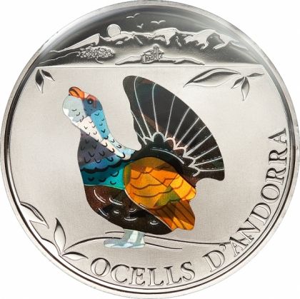 Фина монета “Глухар” Andorra 2012г.