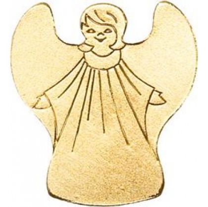 Златна монета "Късметлийско Ангелче" Palau 2011г.