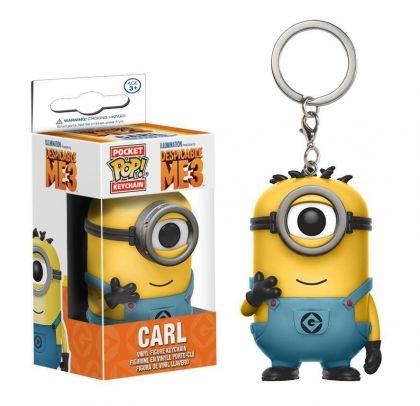 Ключодържател Funko Pocket Pop Movies: Despicable Me 3 - Carl, Figure Keychain