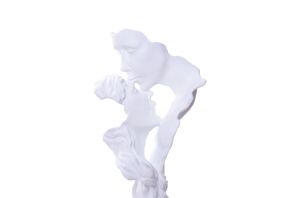 Статуетка Stars Home Sensual Seduction, Бял, Полипласт, 30 х 68 см