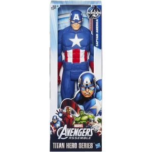 Екшън фигура Hasbro Marvel, Titan Hero Series – Captain America, 18 Х 30 см