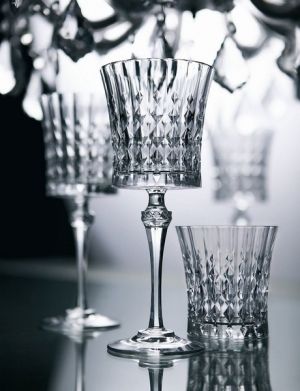 Комплект чаши за уиски Eclat Lady Diamond, Кристалин, 270 мл, 6 броя