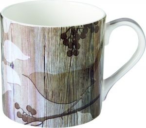 Чаша за чай IHR Wooden Shapes, Порцелан, 350 мл