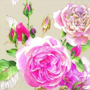 Салфетки с роза Tea Rose Linen