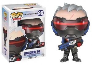 Фигурка Funko Pop, Games Exclusive : Overwatch - Soldier 76 #96, Vinyl Figure