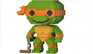 Фигурка Funko Pop 8-Bit : Teenage Mutant Ninja Turtles – Michelangelo #07, Vinyl Figure