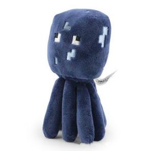 Плюшена играчка Minecraft Squid, 13 Х 20 см