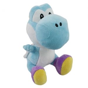 Плюшена играчка Super Mario Yoshi Blue, 15 Х 25 см