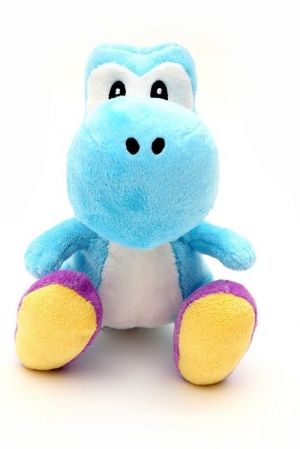 Плюшена играчка Super Mario Yoshi Blue, 15 Х 25 см