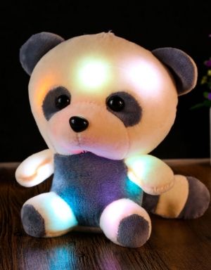 Светеща плюшена играчка Tedy Raccoon, 15 Х 20 см