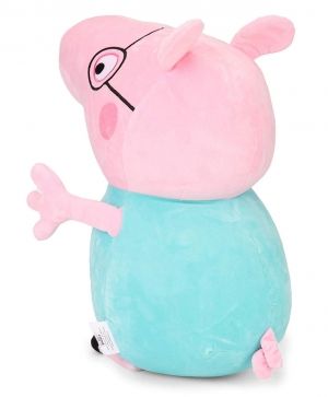 Плюшена играчка Peppa Pig Daddy, 13 х 20см