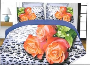 Спален комплект Three Roses, Сатен, Тип спалня, 3D ефект