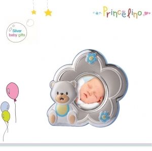Фото рамка Princelino Baby Harmony, със Сребро 925, 13.5 х 15 см