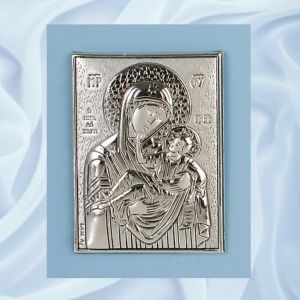 Сребърна икона Света Богородица Милваща