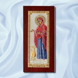 Сребърна икона Света Богородица Геронтиса