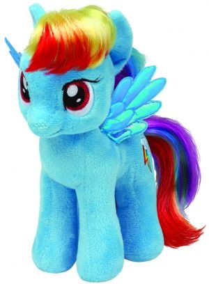 Плюшена играчка TY, My Little Pony - Rainbow Dash, 18 cm 