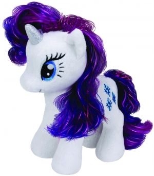 Плюшена играчка TY, My Little Pony - Rarity, 18 cm 