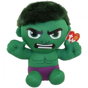 Плюшена играчка TY Marvel - Hulk, 15 см