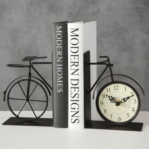Настолен часовник Stars Home Bike and Clock, 6 х 15 х 22 см