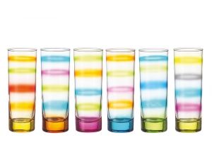 Чаша Leonardo LD Rainbow, 300 мл, 6 х 16 см, Оранжев