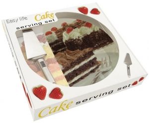 Комплект плато с лопатка R2S Cake Time, 32 см