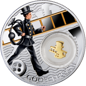 Сребърна монета серия за " Късмет- Коминочистач " Niue Island 2014г.