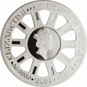 Сребърна монета „ Колелото на късмета “ Niue Island 2014г.