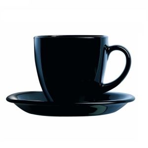 Сервиз за чай Luminarc Carine Black & White, 220 мл, 12 части