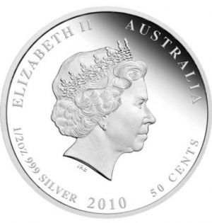 Сребърна монета "Clownfish" Australia, 2010 г.