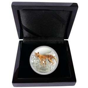 Сребърна монета "Tasmanian Tiger" Australia, 2011 г.