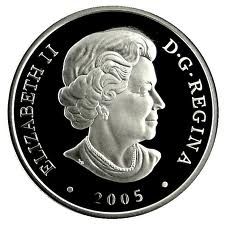 Сребърна монета ” Арктически диамант ” Canada 2005г.