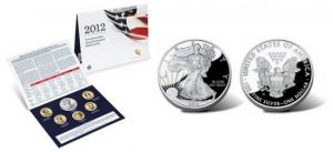 Фини монети " Американски Символи " USA 2012г.
